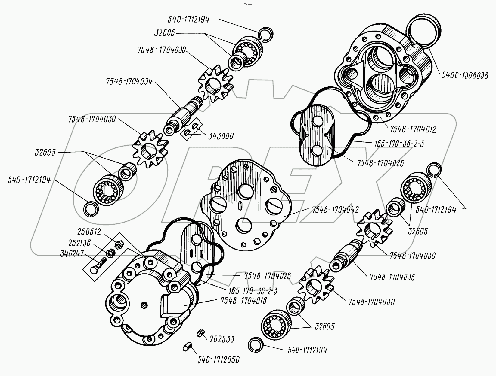  Насос гидромеханической передачи
