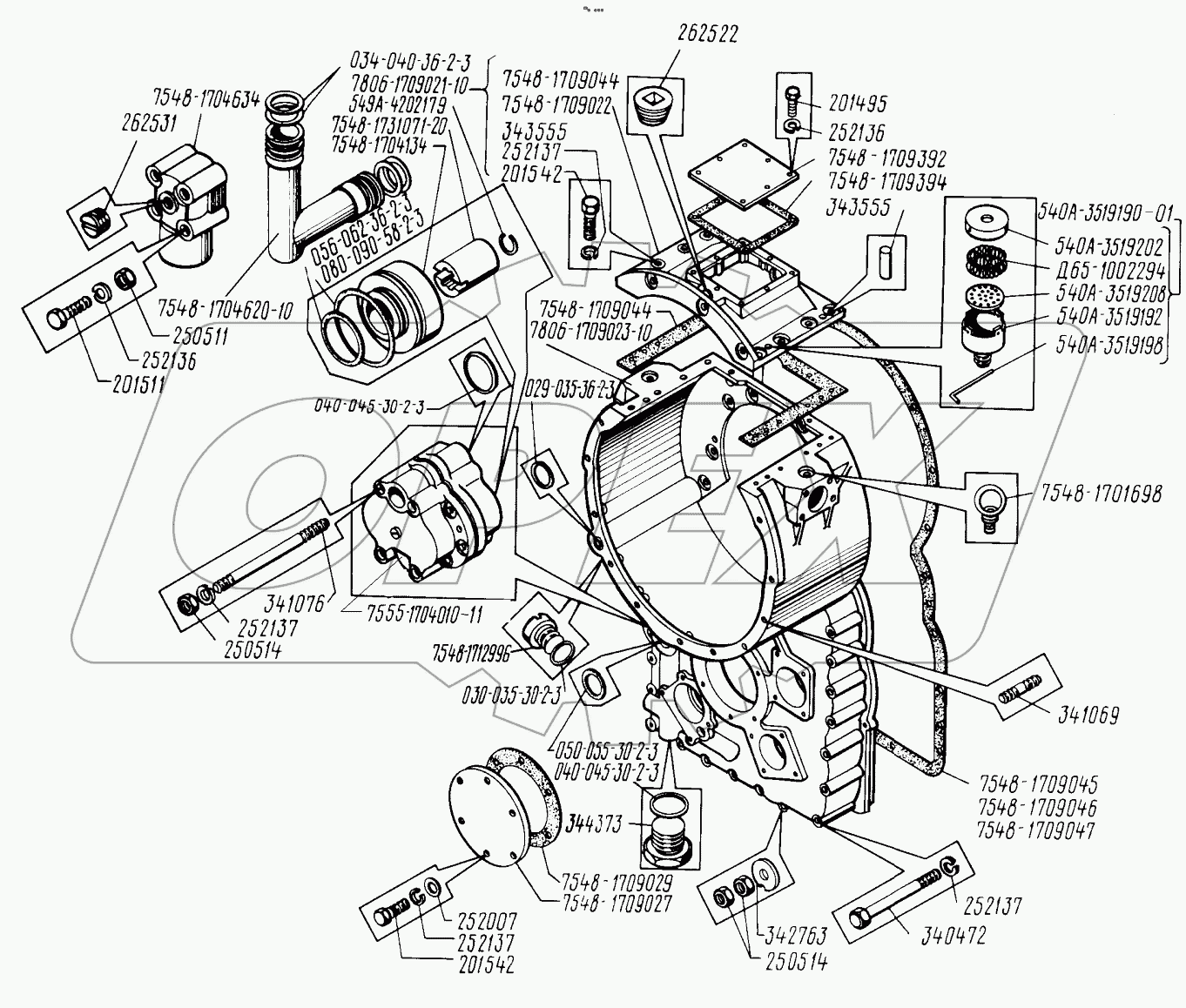  Картер гидротрансформатора