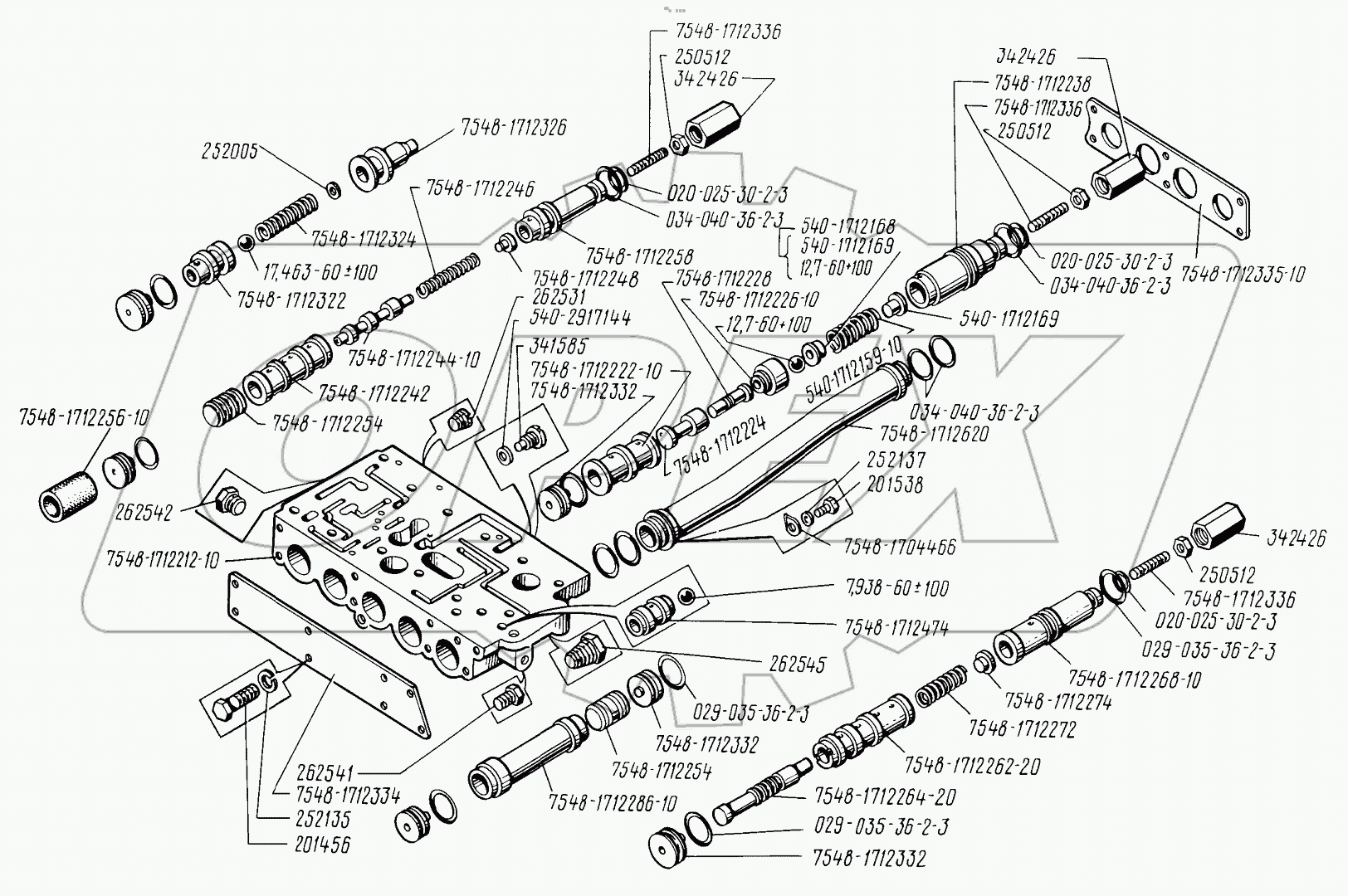  Коробка золотниковая