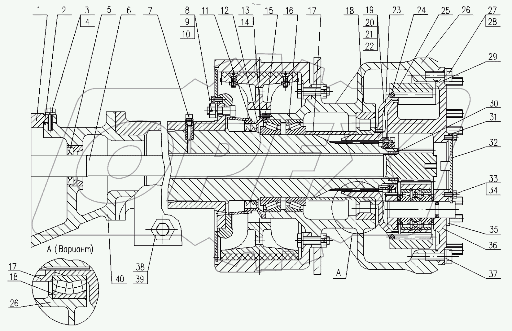  Мост передний (с 01.01.02)