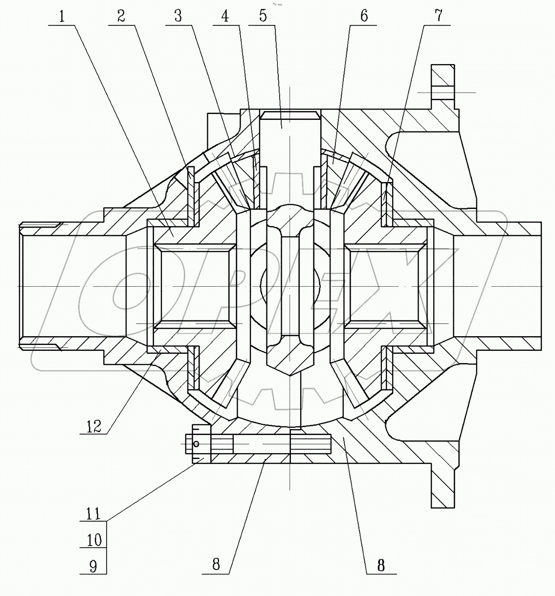  Дифференциал заднего моста