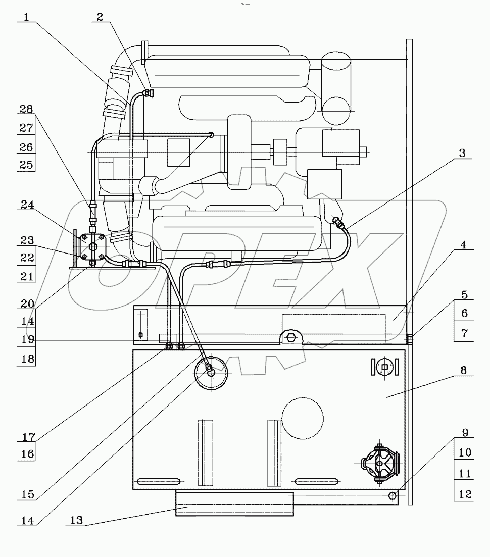  Система питания топливом