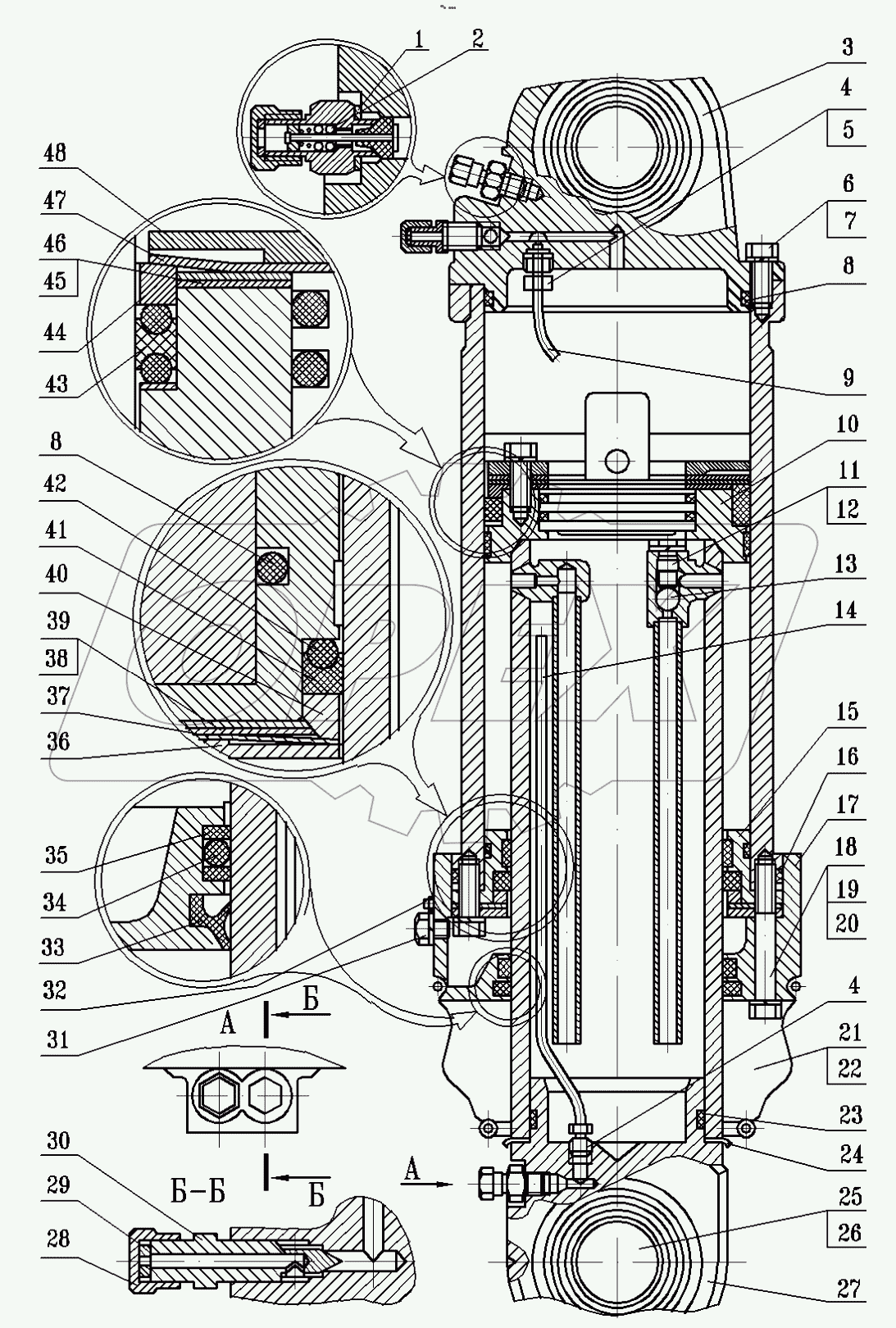  Цилиндр подвески