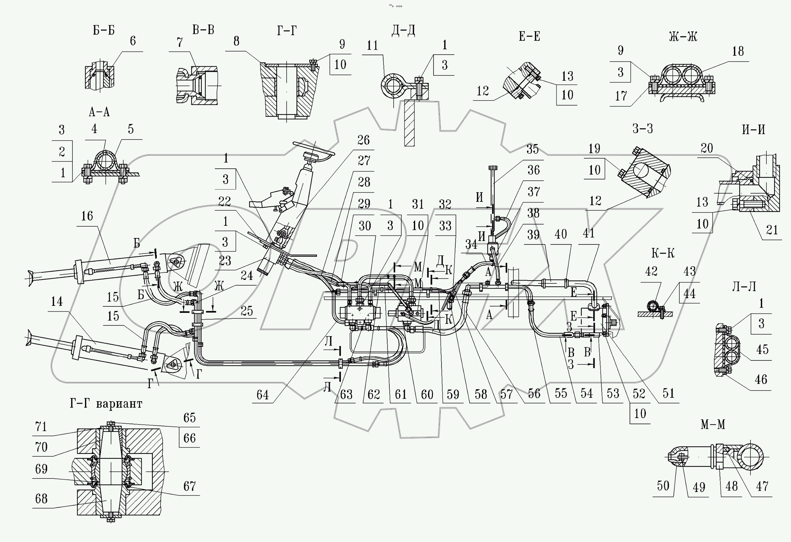  Установка рулевого управления