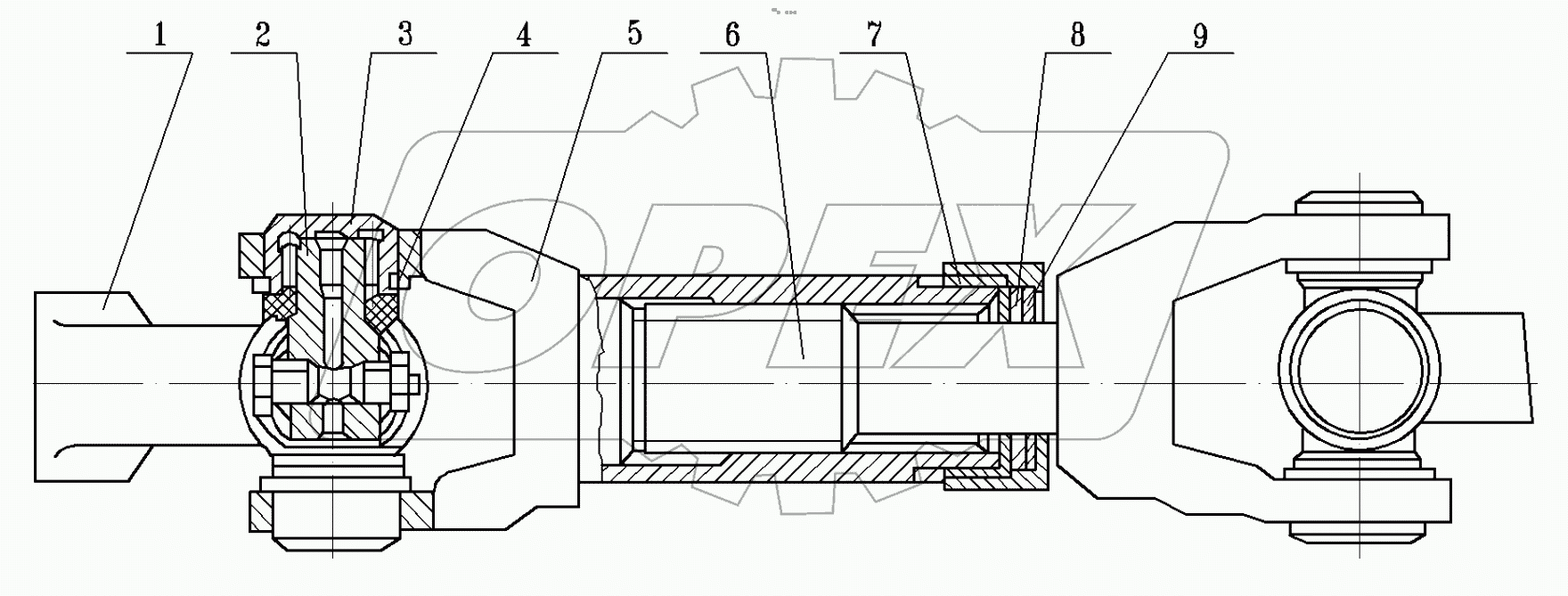  Вал карданный