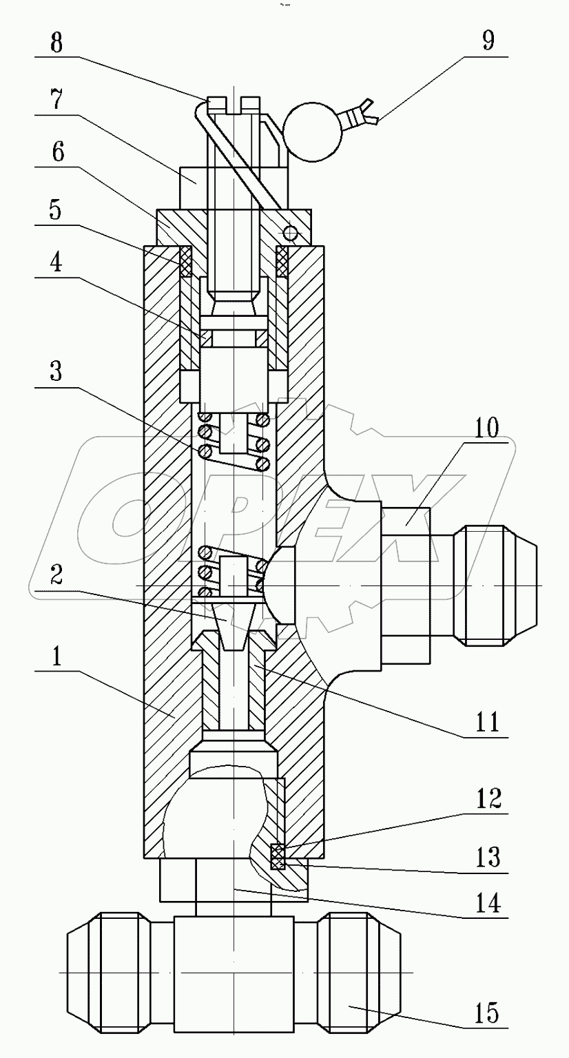  Клапан предохранительный