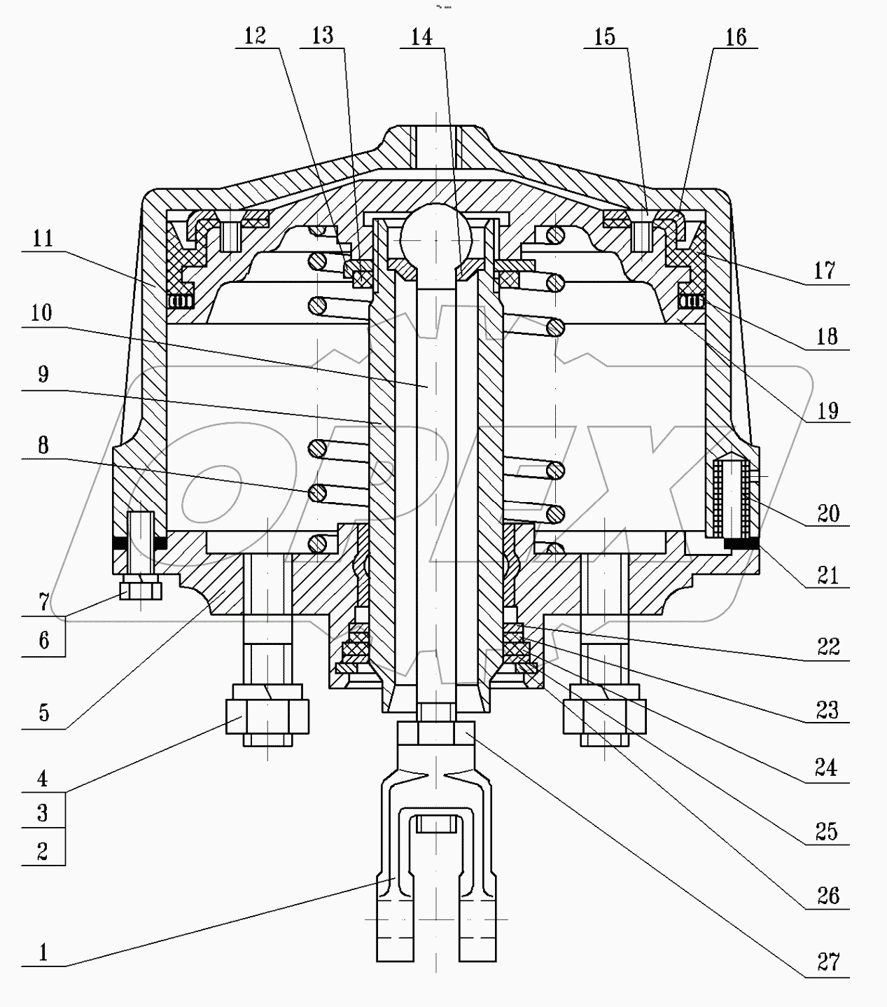  Цилиндр тормозной