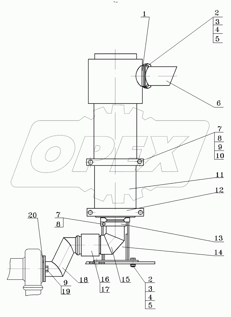  Система выпуска отработавших газов