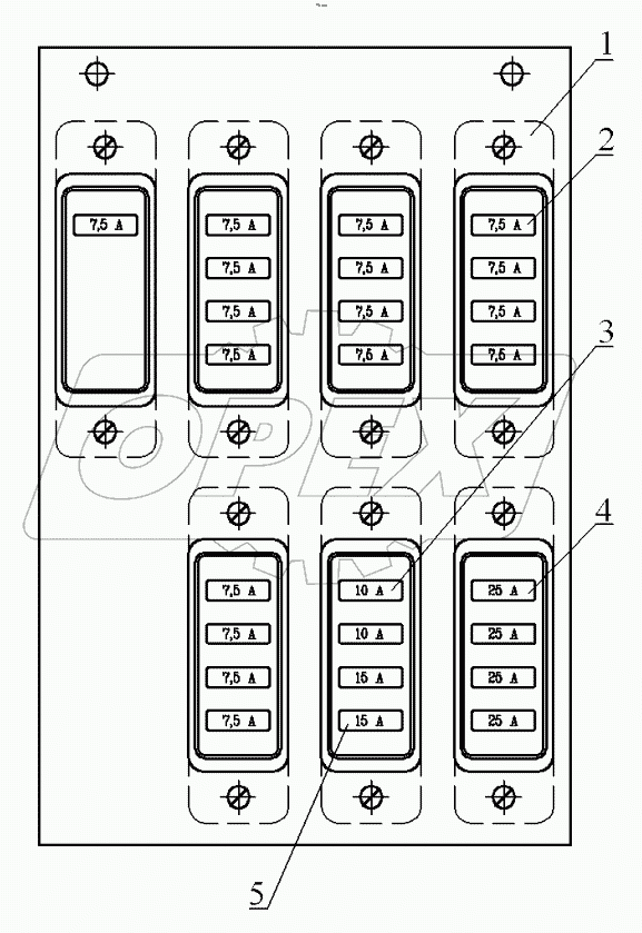  Установка предохранителей