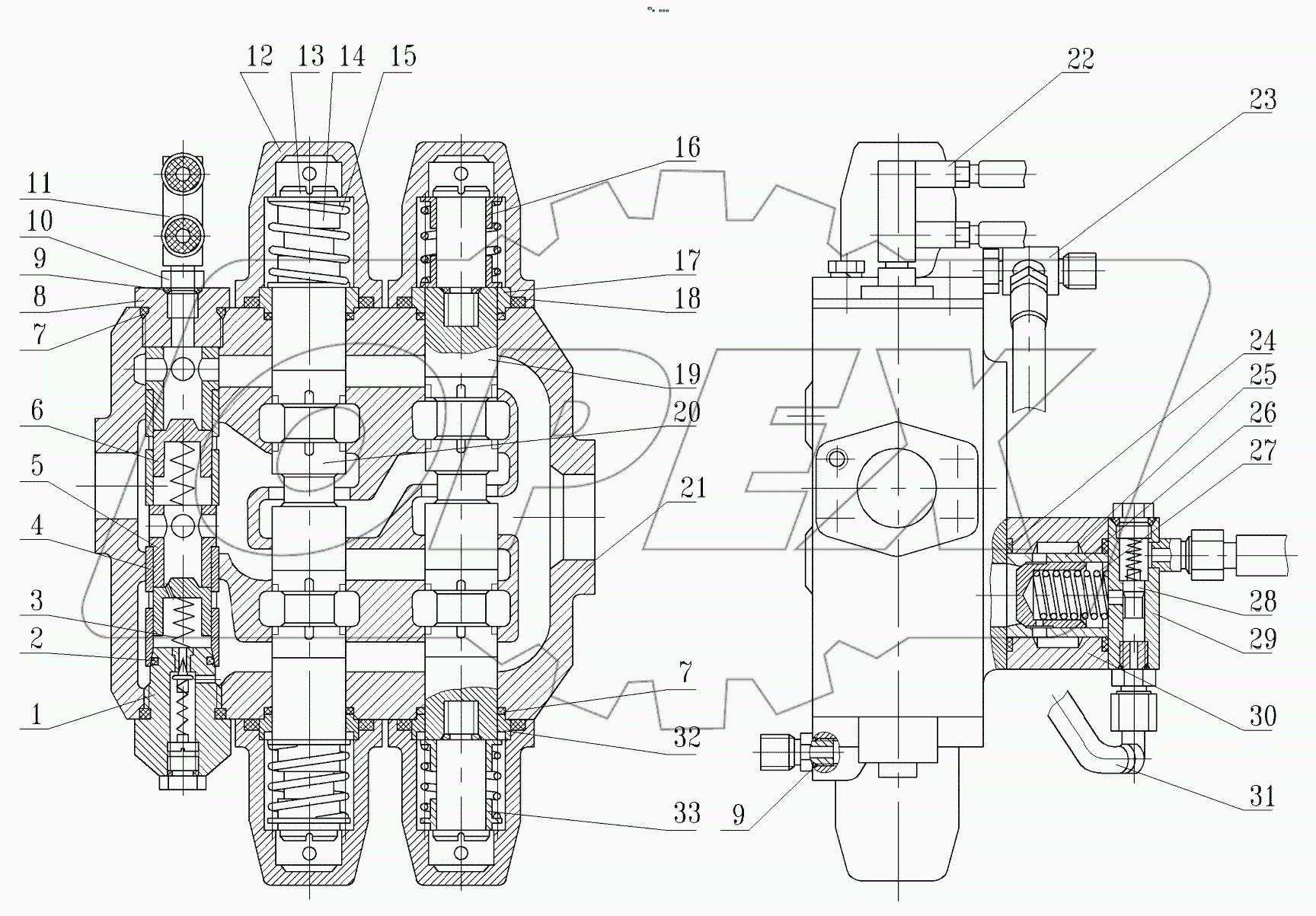  Гидрораспределитель