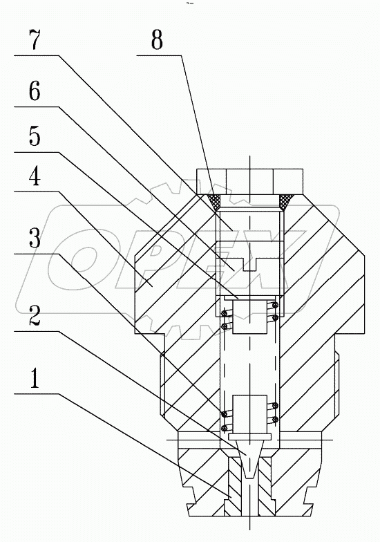  Клапан предохранительный