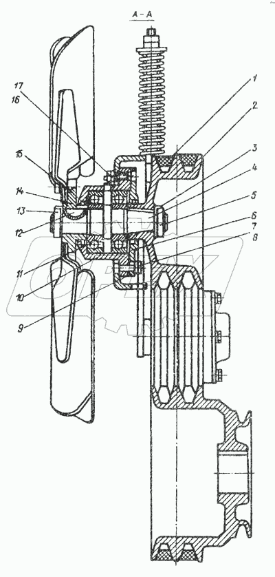 Привод вентилятора 64423-1300012