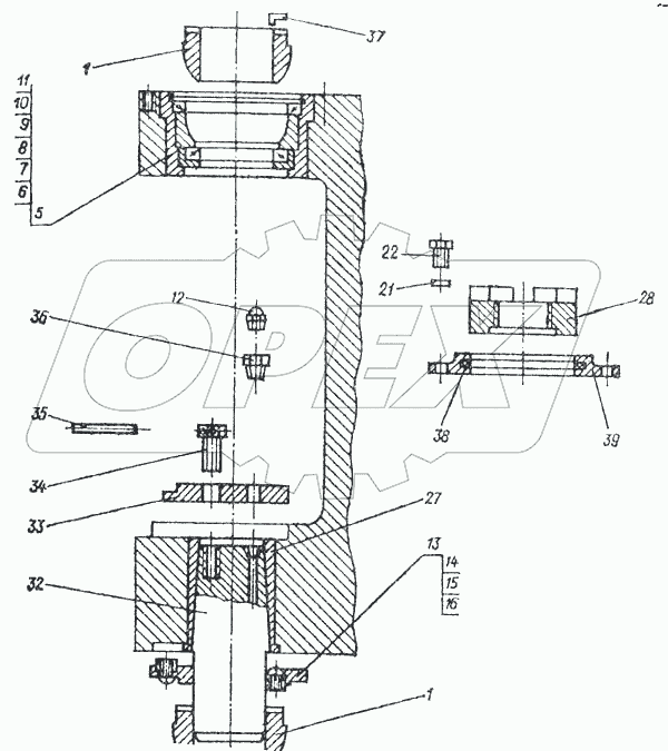 Установка сцепного устройства 6442-2700001