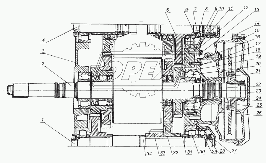 Редуктор 75051-1701005