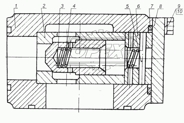 Клапан подпорный 6507-1704350