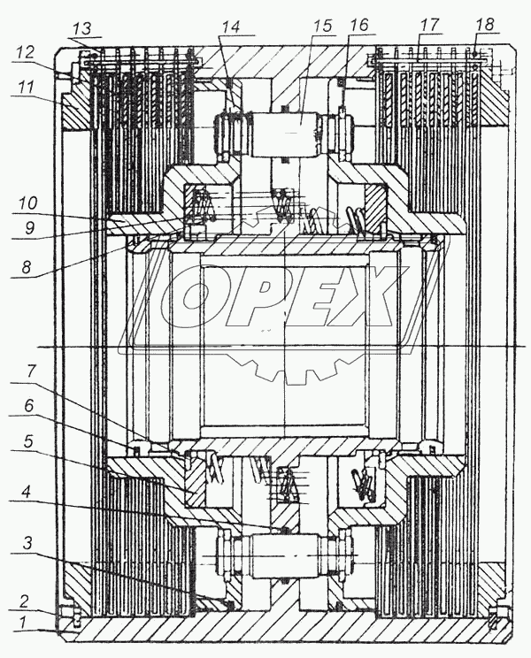 Фрикцион малый 7505-1711010