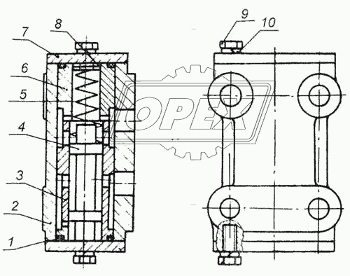 Клапан 6507-1712200-10