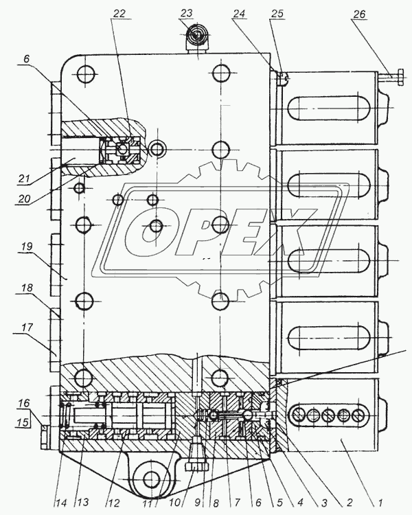 Коробка золотниковая 7505-1712252-20