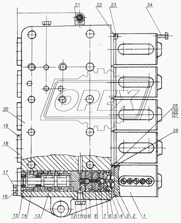 Коробка золотниковая 7505-1712252