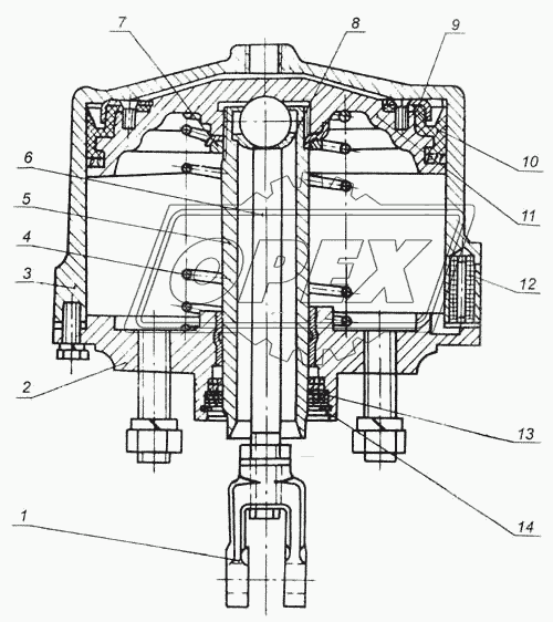 Цилиндр тормозной 6441-35190110