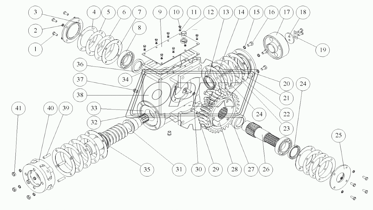 Редуктор ОПТ-9195.58.08.000