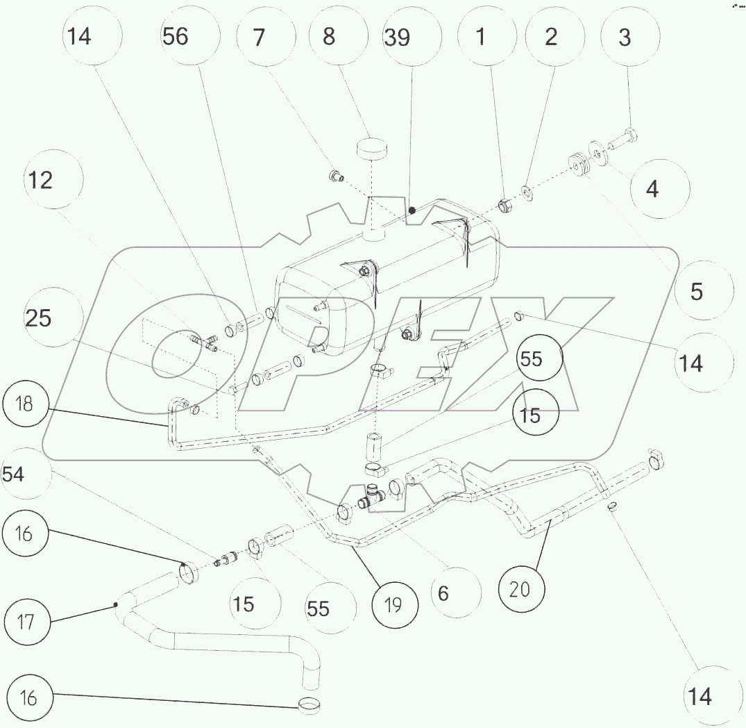  12CD Расширительный бачок;Expansion tank