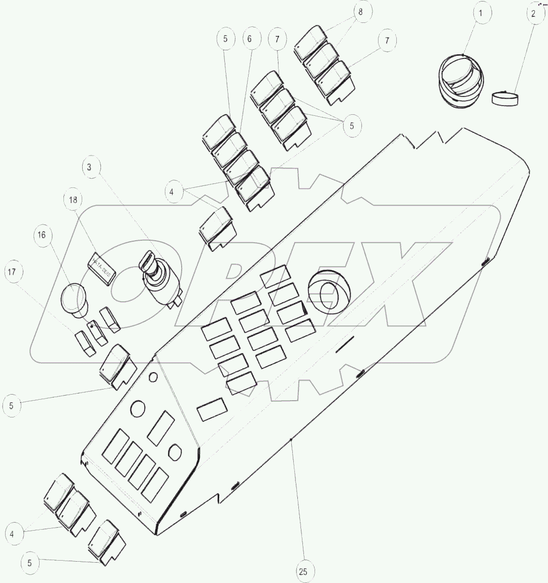  13HI Панель инструментов;Instrument Panel