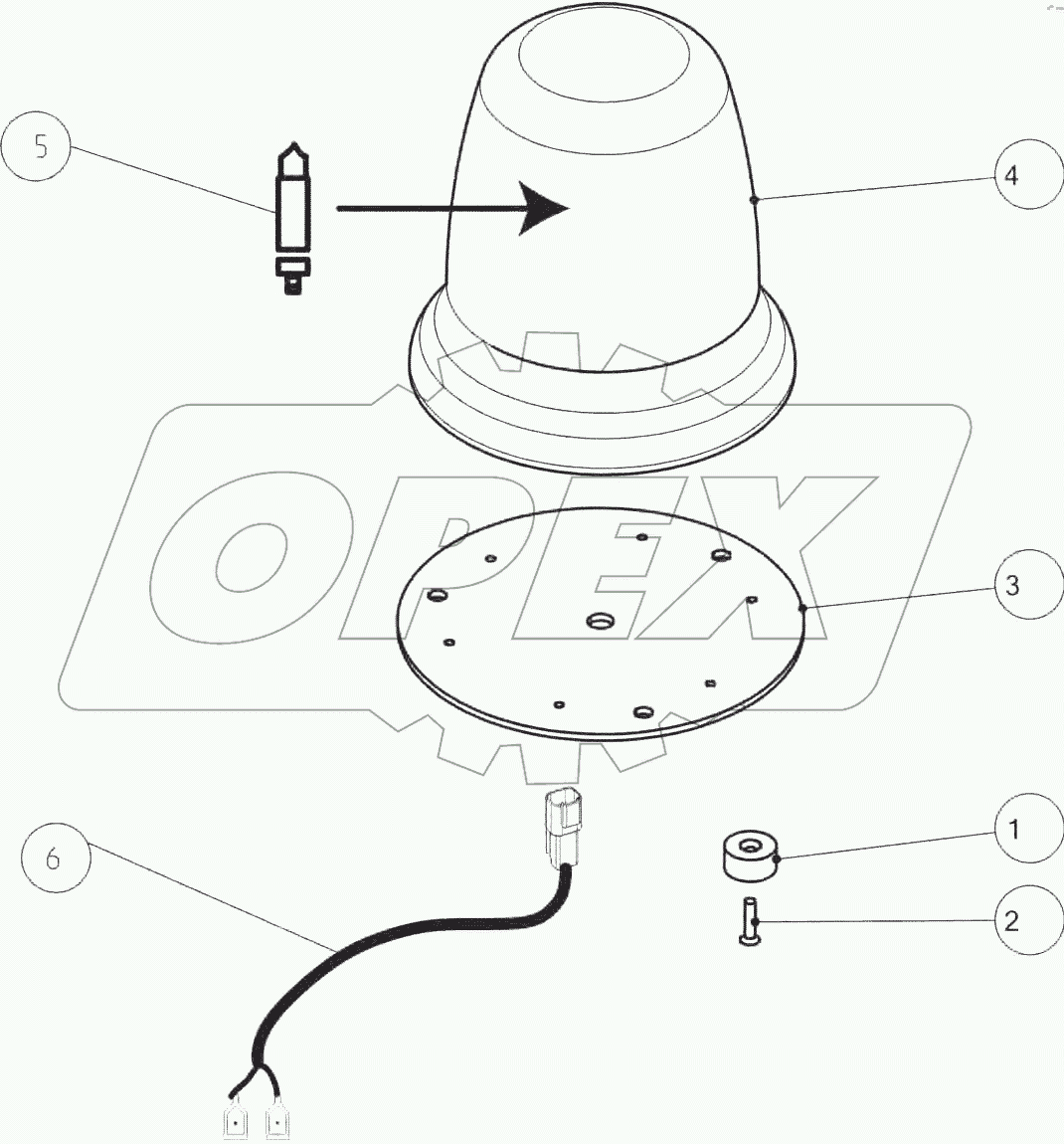  13KF Мигалка;Rotating Flasher