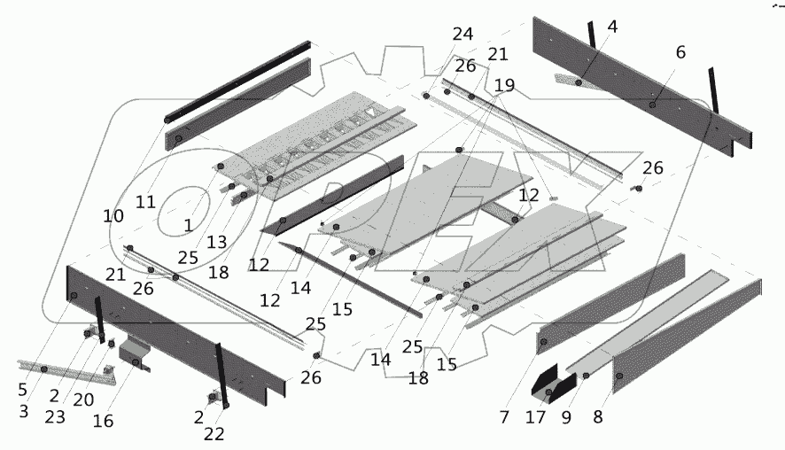  Каркас ЗСК 70-04.03.00