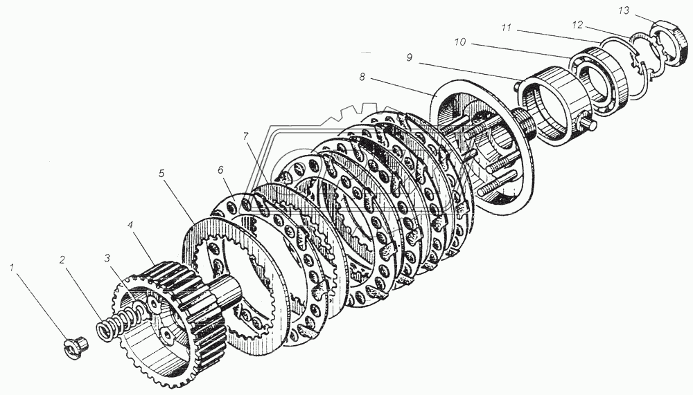 Муфта фрикционная 082-1601