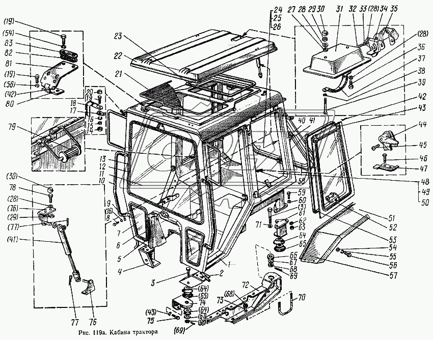 Кабина трактора 1