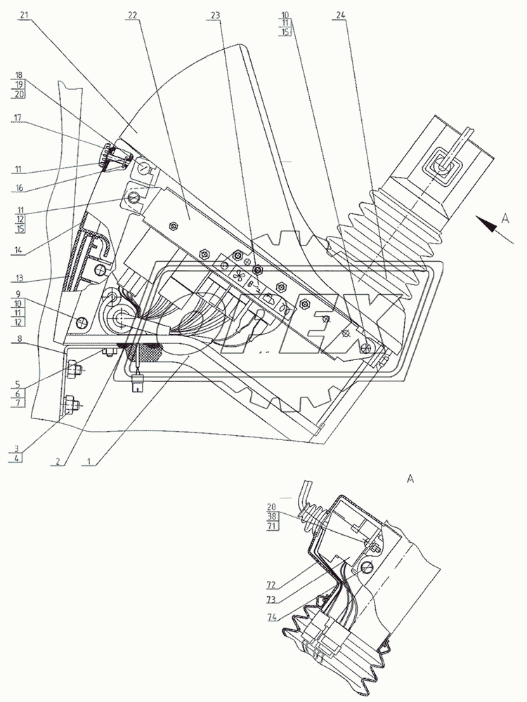 Щиток приборов 1