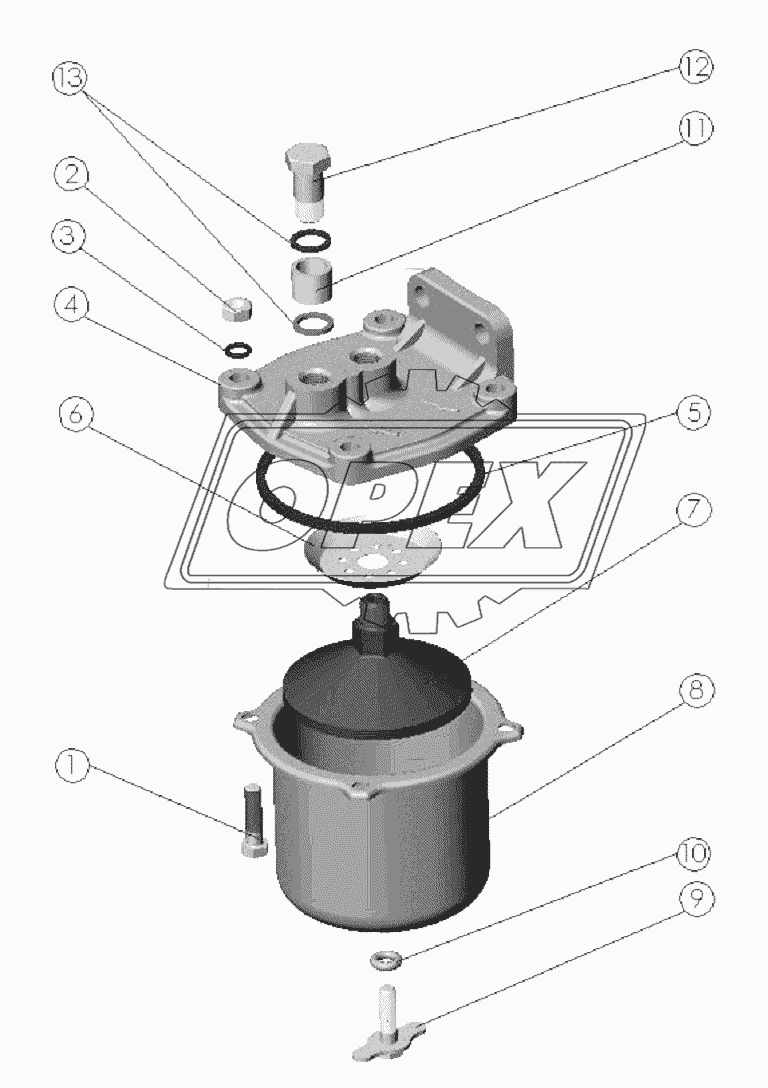 Фильтр топливный грубой очистки (Д-245/Д-245С/Д-245С2)
