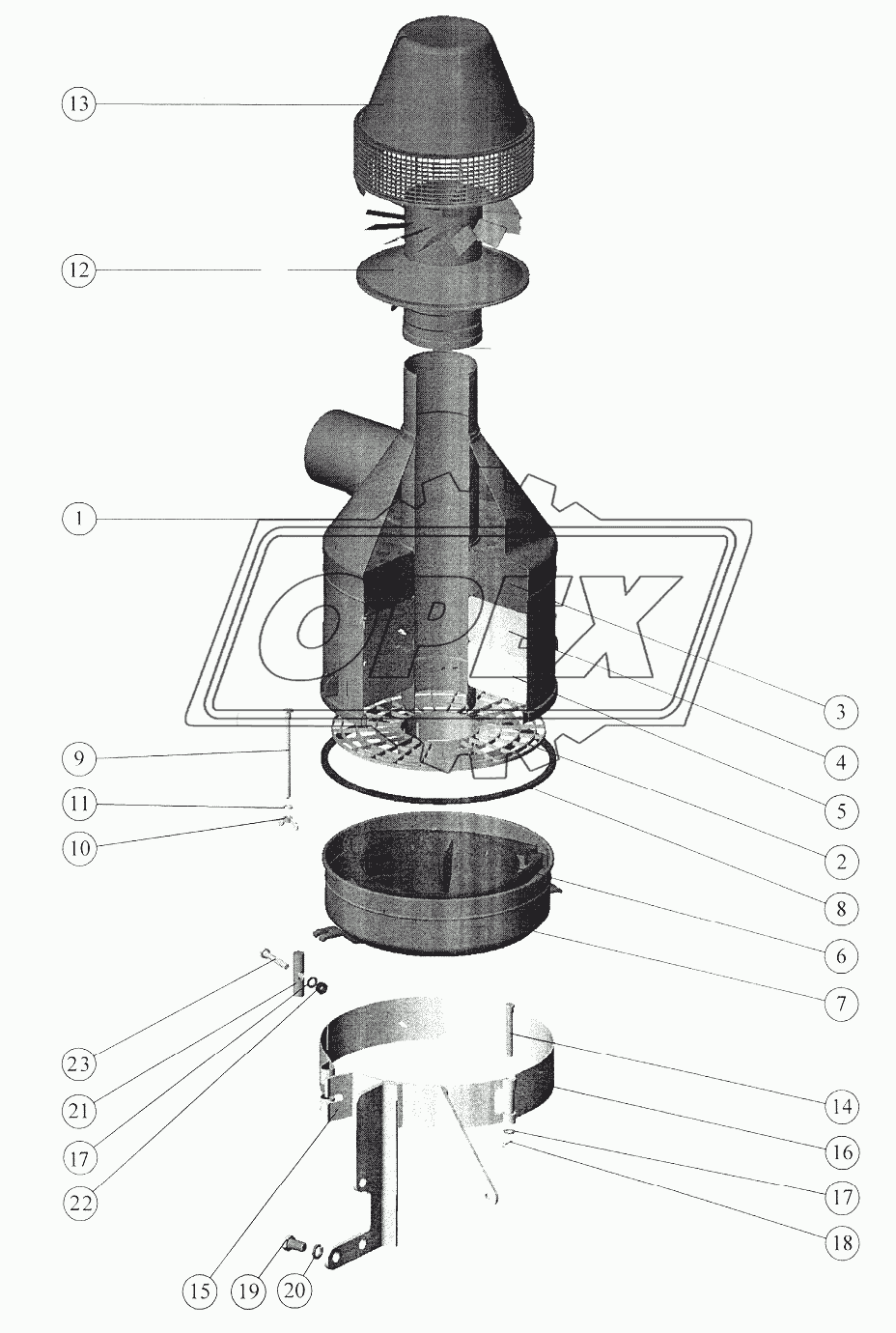 Воздухоочиститель (Д-245/Д-245С) (1025, 1025.2)