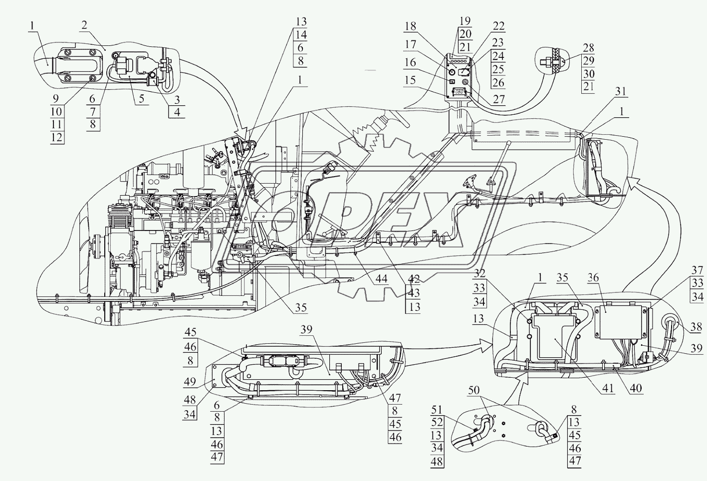 Управление двигателем (1025.5-8700910-М) 1