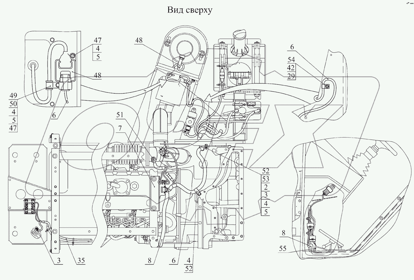 Управление двигателем (1025.5-8700910-Е)
