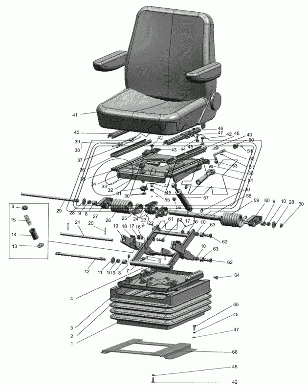 Сиденье оператора 1