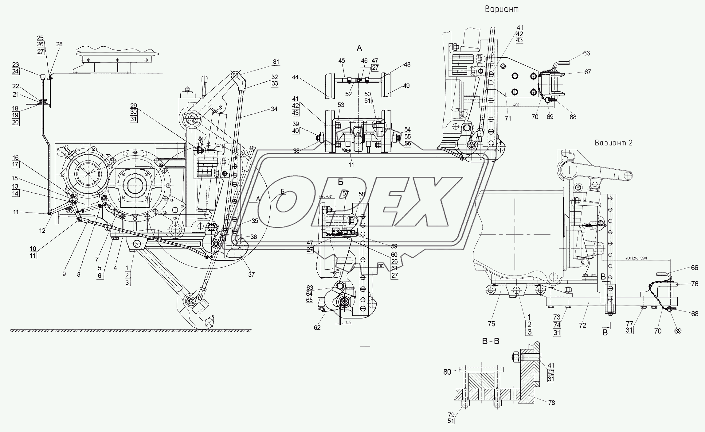 Крюк прицепной К1220-2807010-А