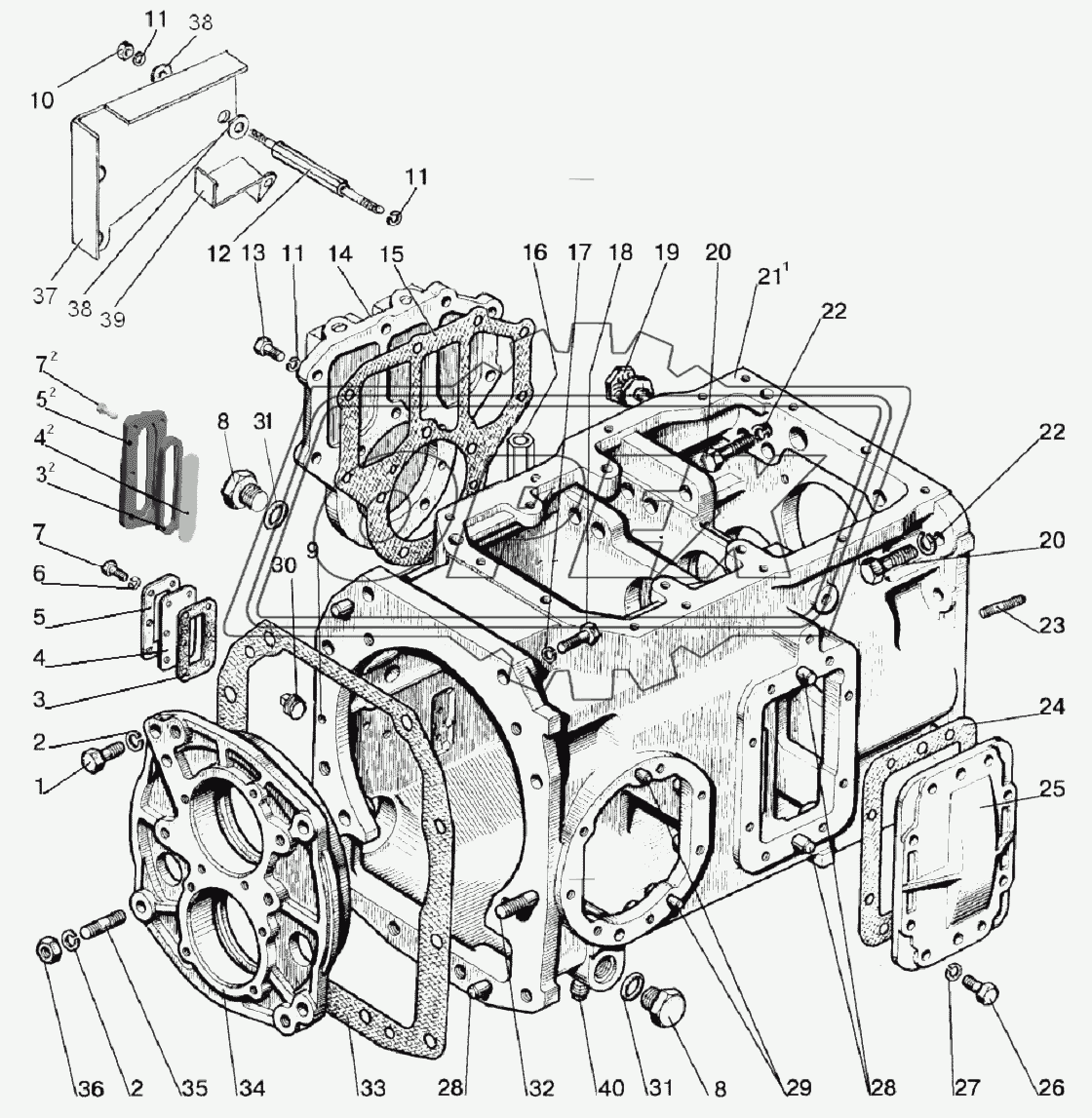 Коробка передач 112-1700010-А (16F+8R)