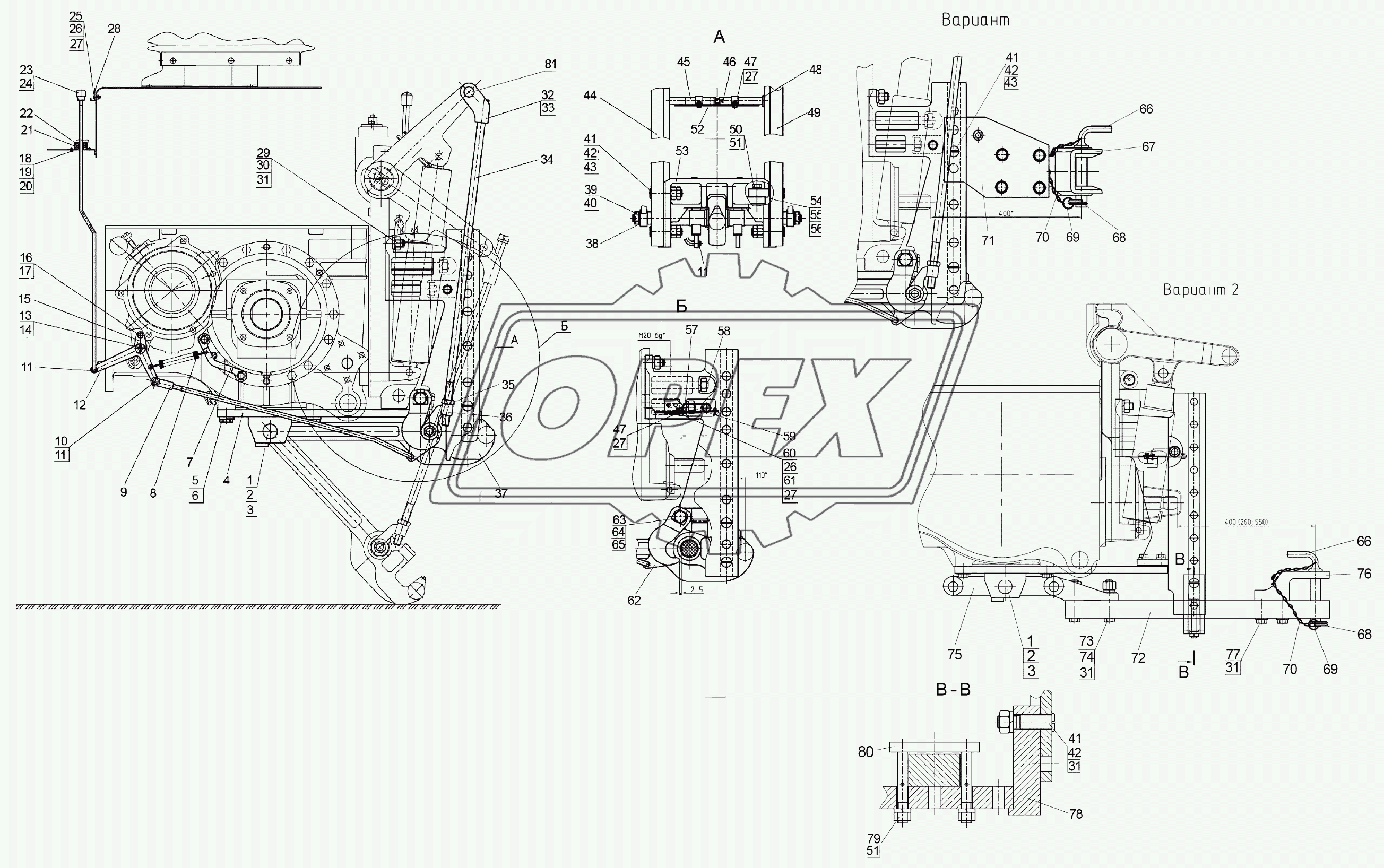 Крюк прицепной К1220-2807010-А