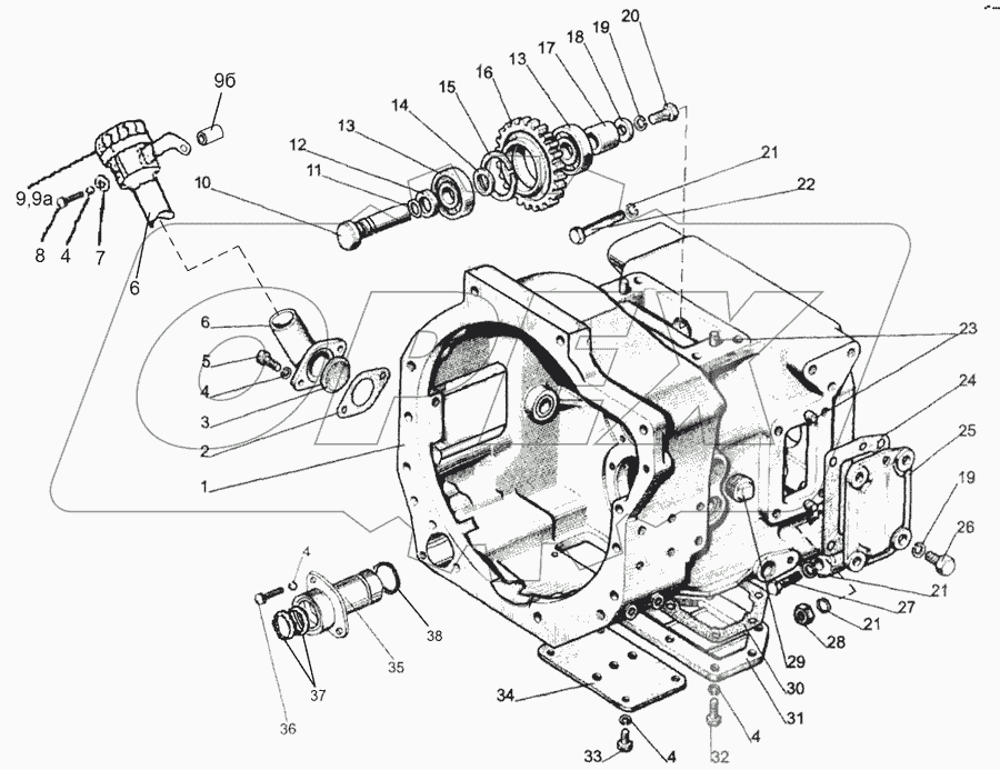 Корпус сцепления