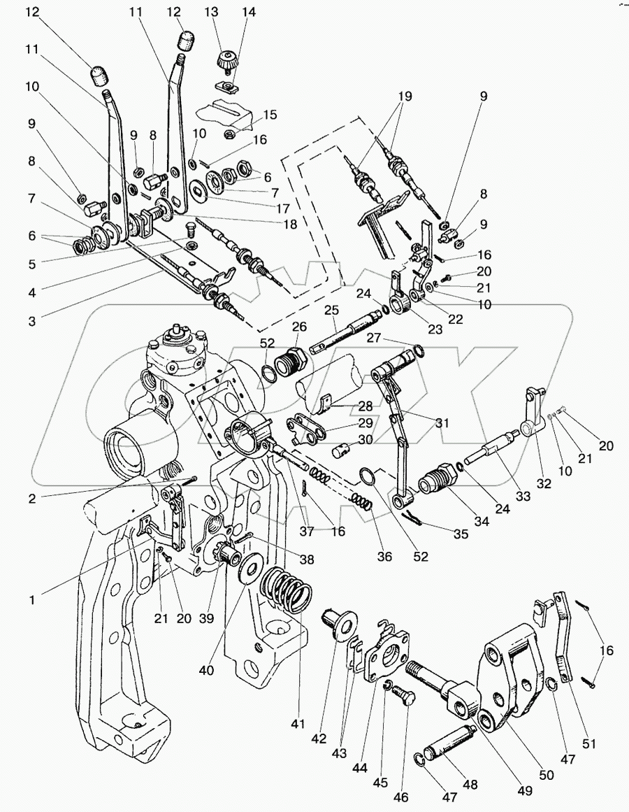 Управление гидроподъемником