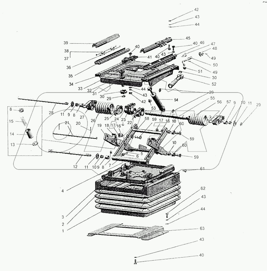 Подвеска сиденья