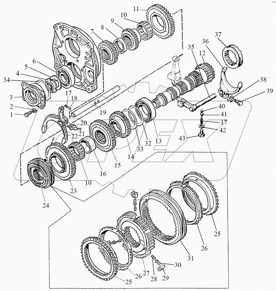 Вал промежуточный