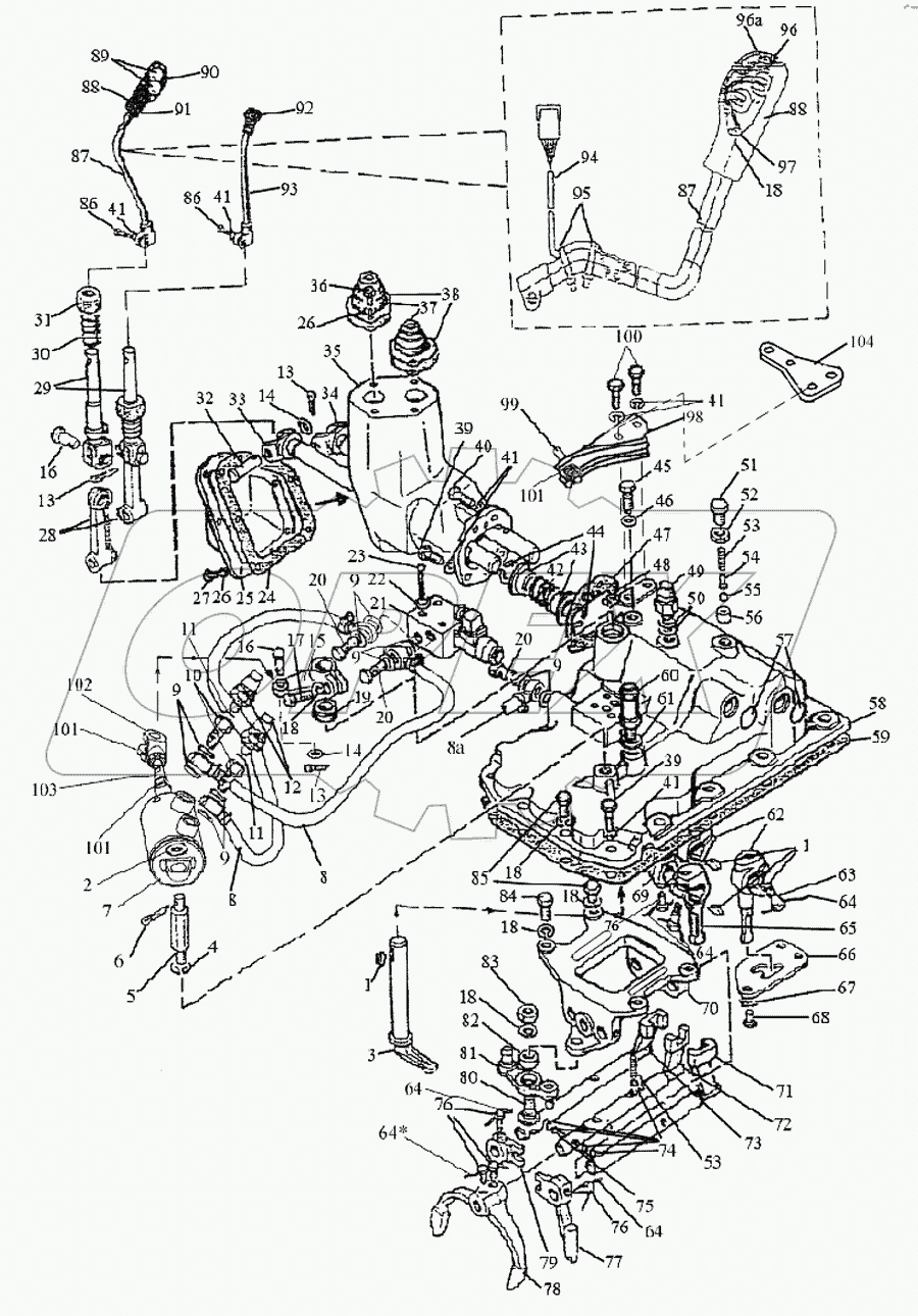 Механизм управления коробкой передач