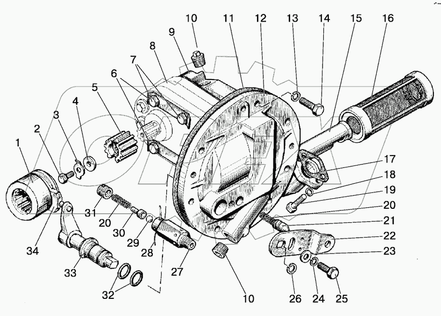 Привод насосов