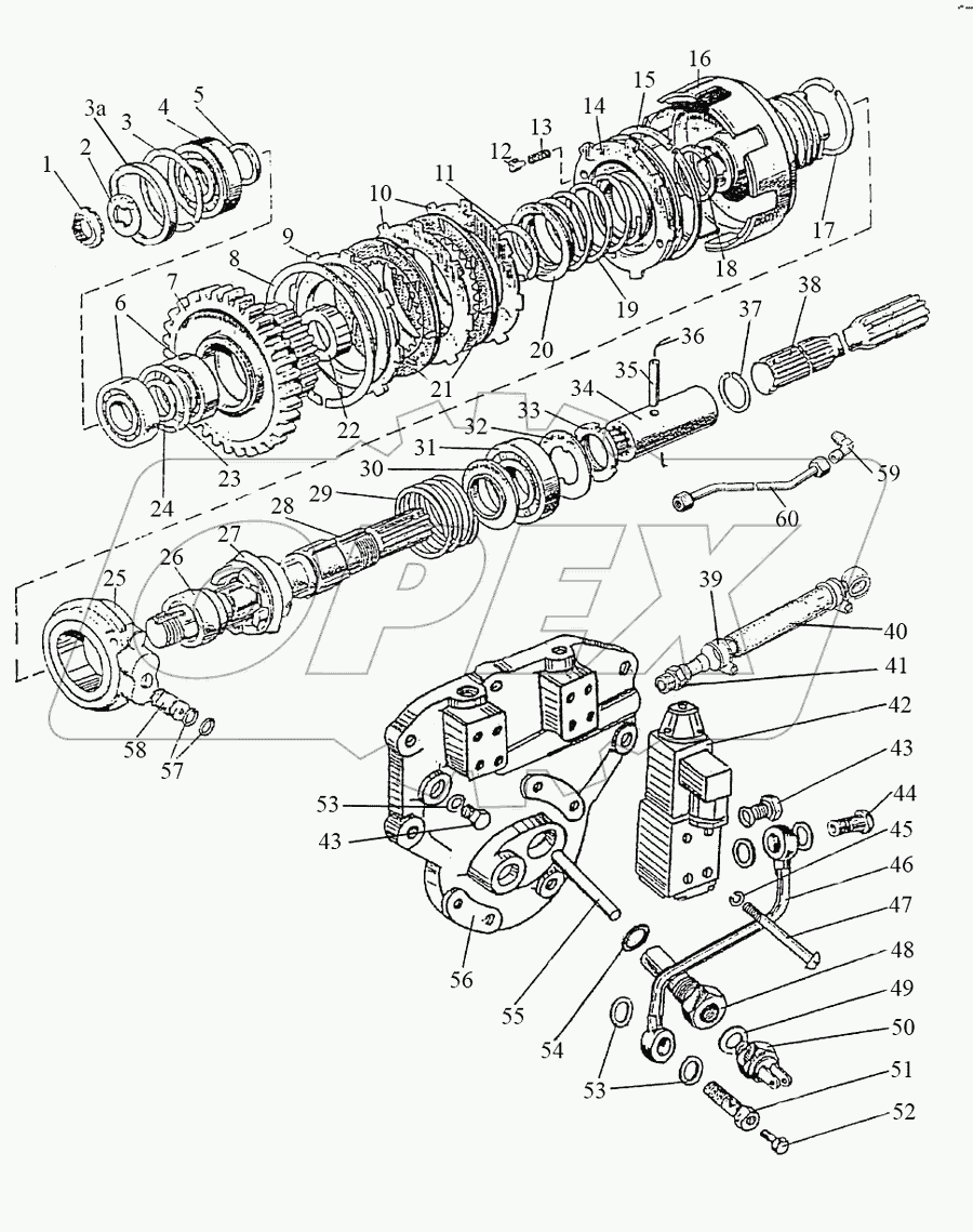 Привод переднего ведущего моста