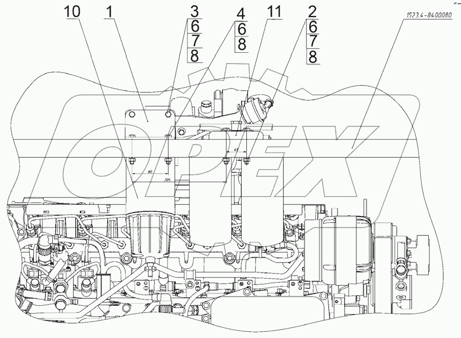 Установка топливного фильтра
