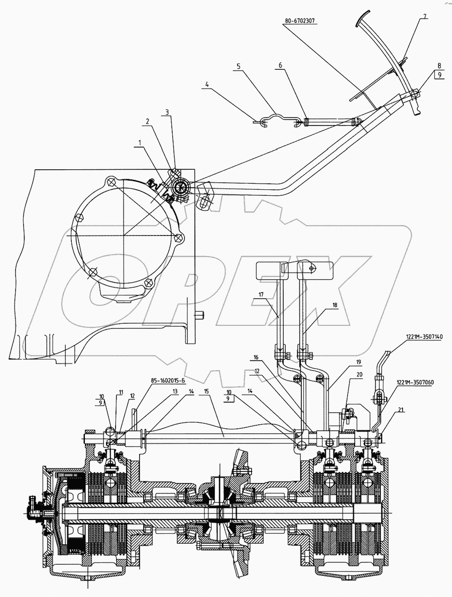 Управление «мокрыми» тормозами