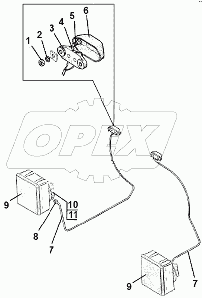 Установка фар дорожных